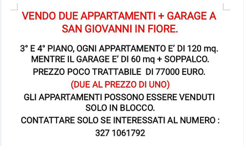 Due Appartamenti Più...