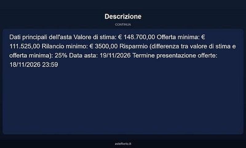 Immobile In Asta Di ...