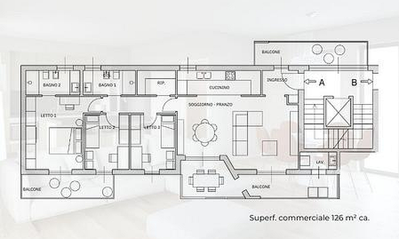 Appartamento 126 M²...