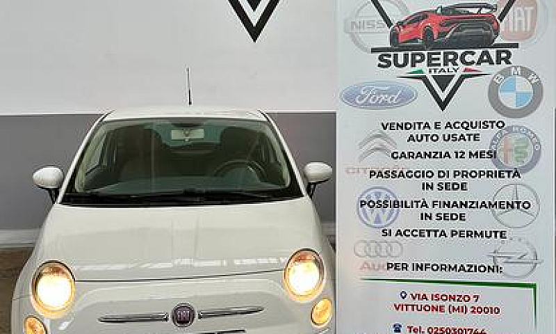 Fiat 500 1.2 Benz, E...