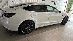 Tesla Model 3 Performance Autopilot Fsd Pelle Bian