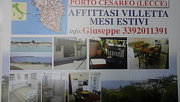 Affitt Villetta A Porto Cesareo Lecce Casa Vacanza